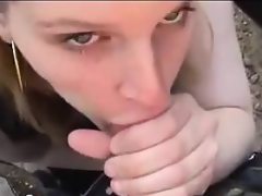 Thick chick gets anal fucked outdoors